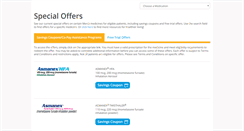 Desktop Screenshot of merckrxsavings.com